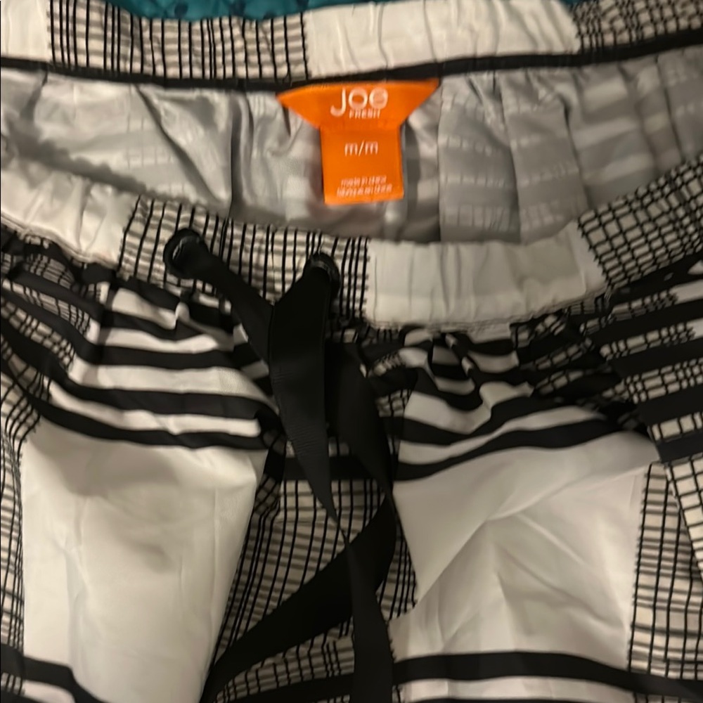 Joe Boxer Monochrome Striped Shorts